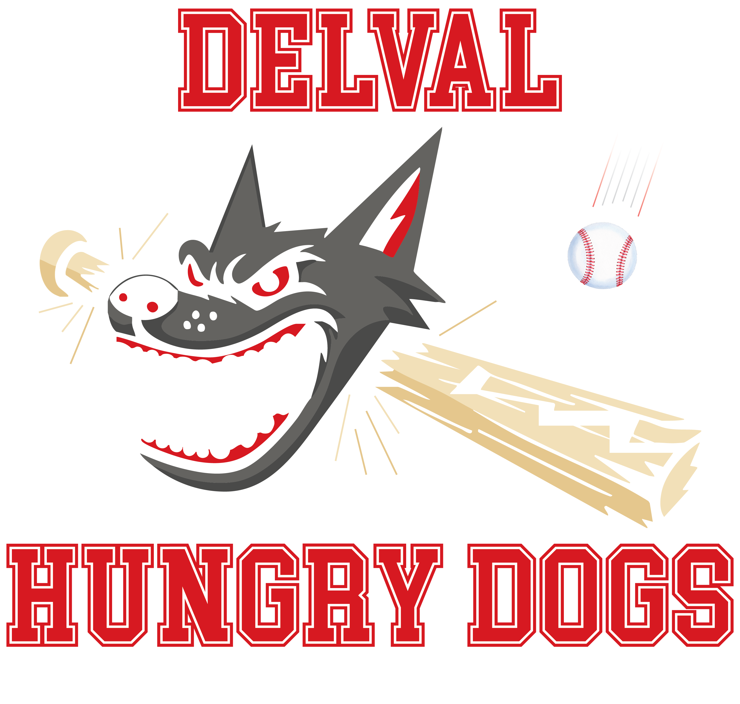DelVal Hungry Dogs Logo